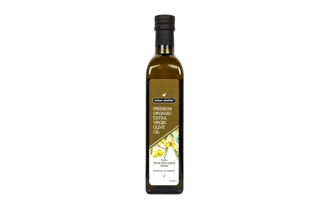 Urban Platter Premium Organic Extra Virgin Olive Oil   Plastic Bottle  500 millilitre